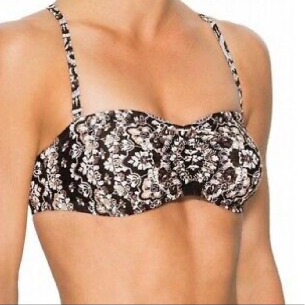 NWOT Athleta bandeau swim top 34 D/DD